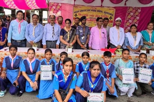4 जून से चल रहे Bharat Scout Guide के Water service camp का समापन