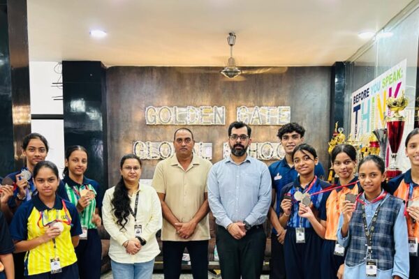 Golden Gate Global School ने Swimming Championship में 6 रजत व 9 कांस्य पदक जीते