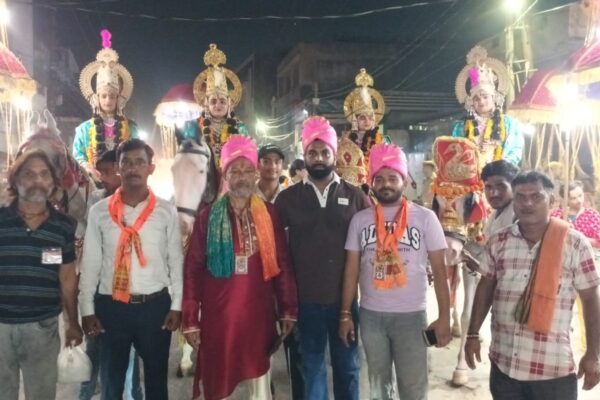 Lajpat Nagar Ramlila  में धूमधाम से निकली श्रीराम बारात शोभायात्रा