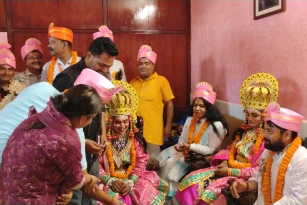बनखंडी नाथ मंदिर रामलीला में श्रीराम–सीता विवाह