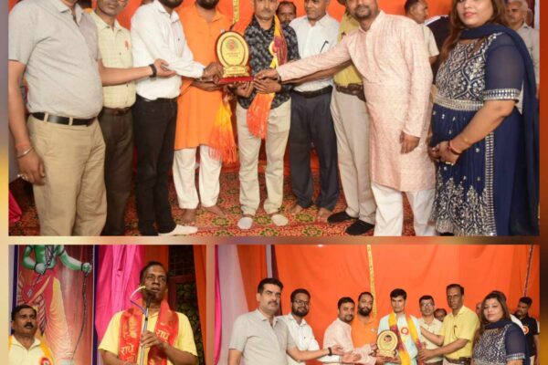 गढ़ी की रामलीला कमेटी के सदस्यों को हिंदू जागृति मंच ने किया सम्मानित