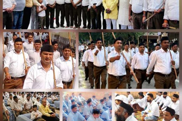 Vijayadashami पर RSS का Centenary Year: 26 स्थानों पर Moradabad में स्वयंसेवकों ने किया पथ संचालन
